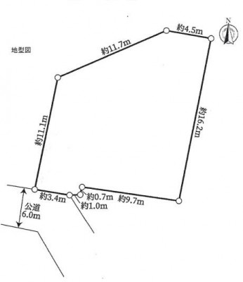 ☆南側道路
☆前道６ｍ
☆建築条件なし更地