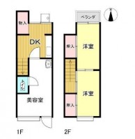 ☆1F店舗(美容院)
☆洋室
☆南向き