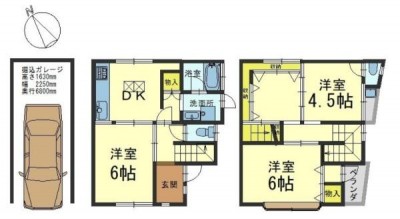 ☆京阪バス「清水団地」停徒歩４分
☆収納たっぷり３ＳＤＫ
☆トイレ２ヶ所あり
☆小学校まで徒歩６分